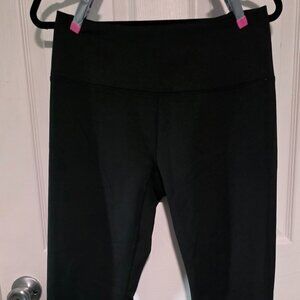 SPYDER ACTIVE Fleece Lined Leggings Women's Size Large Black